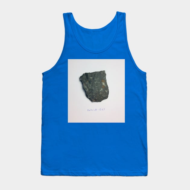 Flat Fossil Rock Sample Detrick 027 Tank Top by AtlanticFossils